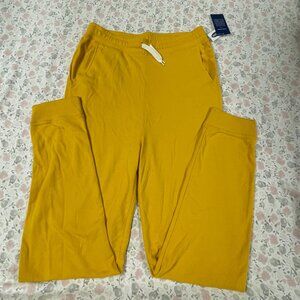 Old Navy Popsugar X Sweatpants, Girls XXL (18) Yellow High Waist NWT